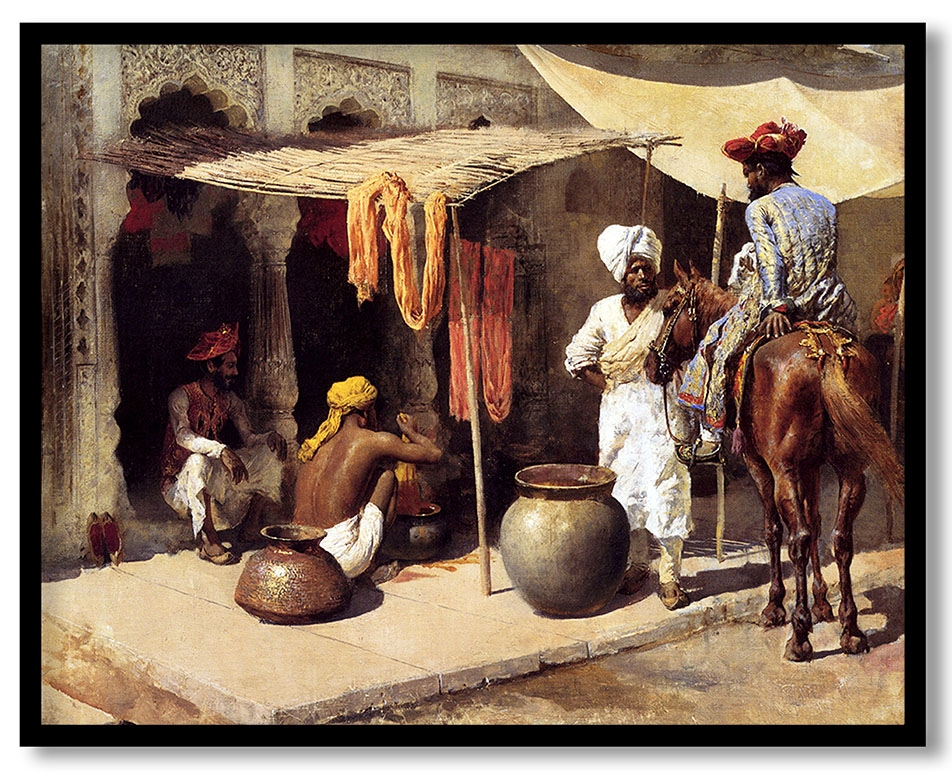 Outside An Indian Dye House by Edwin Lord Weeks (1885)