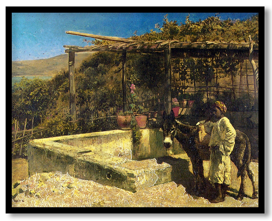 By The Well by Edwin Lord Weeks (1880)
