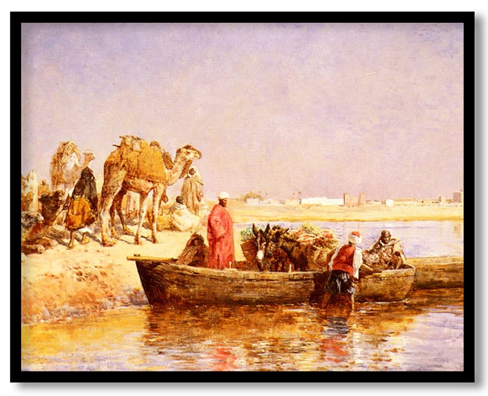 Along The Nile by Edwin Lord Weeks (Unknown)