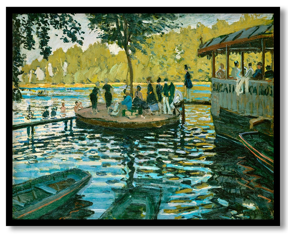 La Grenouillere by Claude Monet