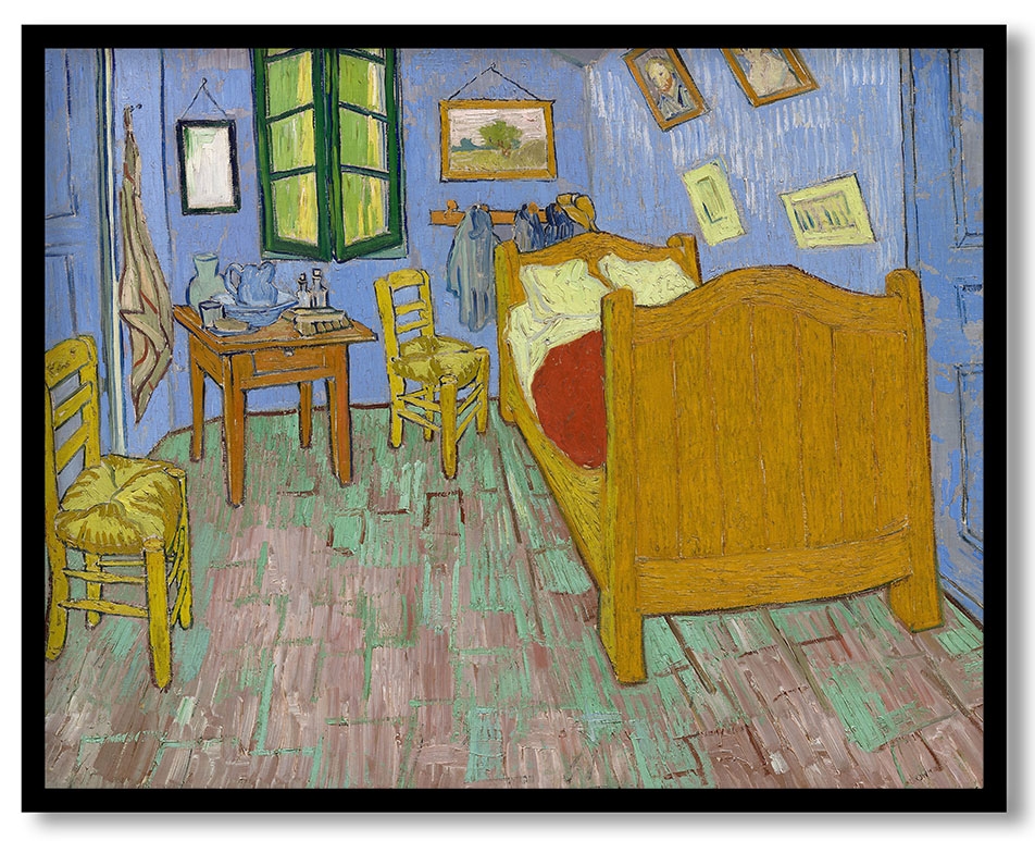 The Bedroom by Vincent van gogh