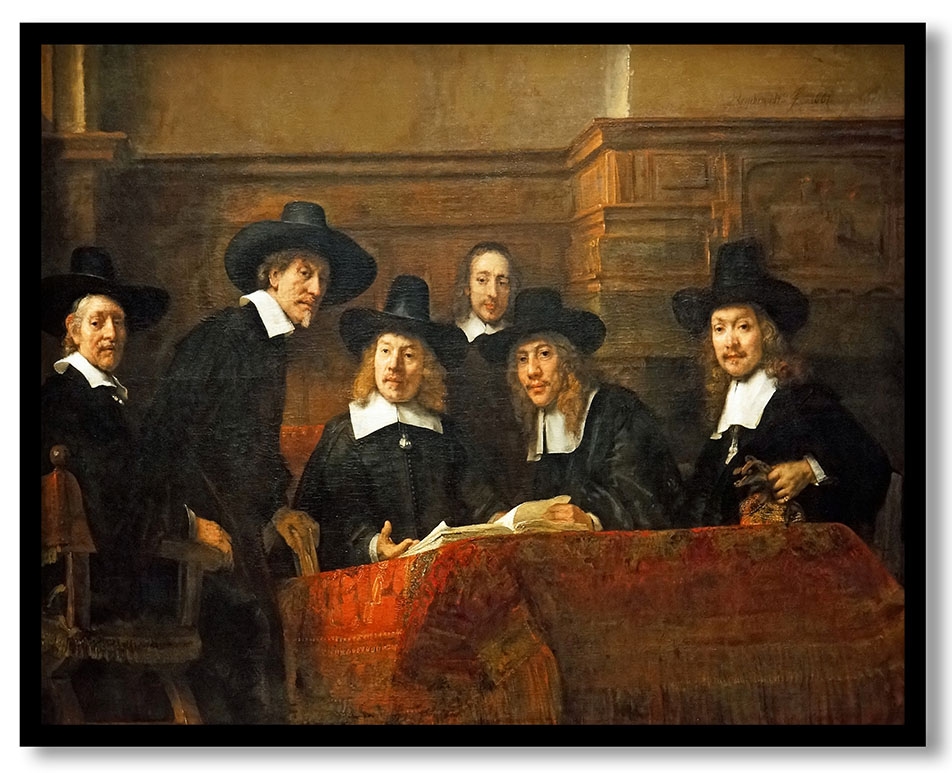 The sampling officials by Rembrandt