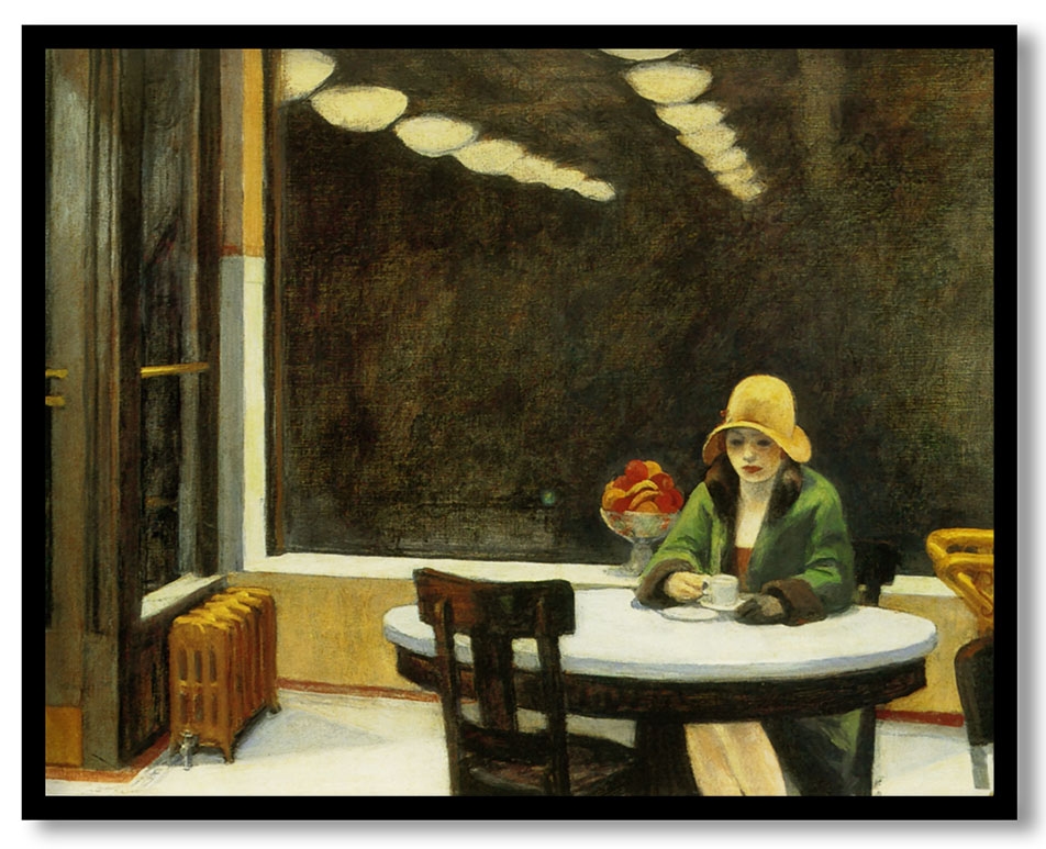 Automat by Edward Hopper (1927)