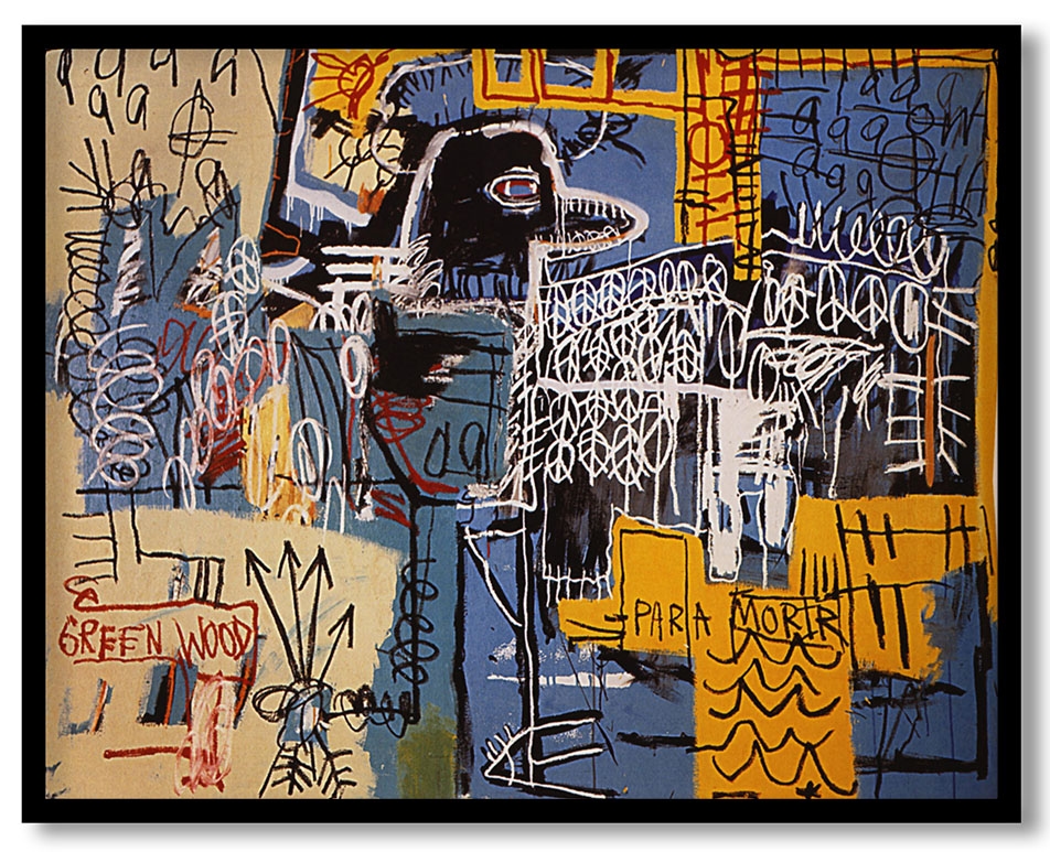 Bird on money by Jean Michel Basquiat (1981)