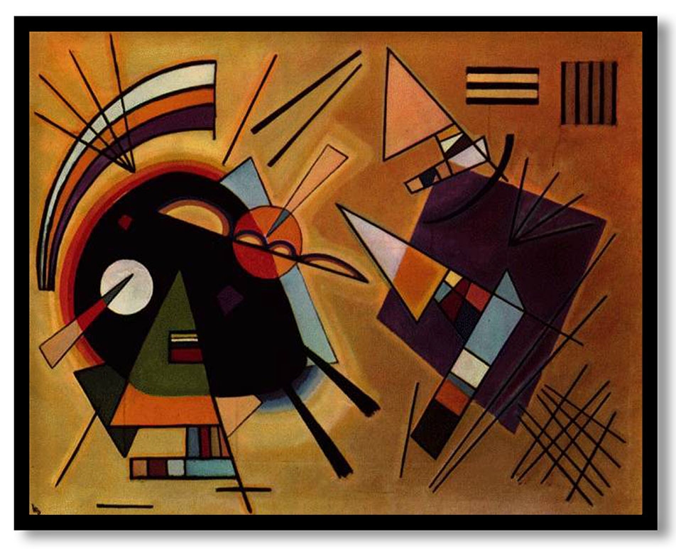 Black and violet by Wassily Kandinsky (1923)