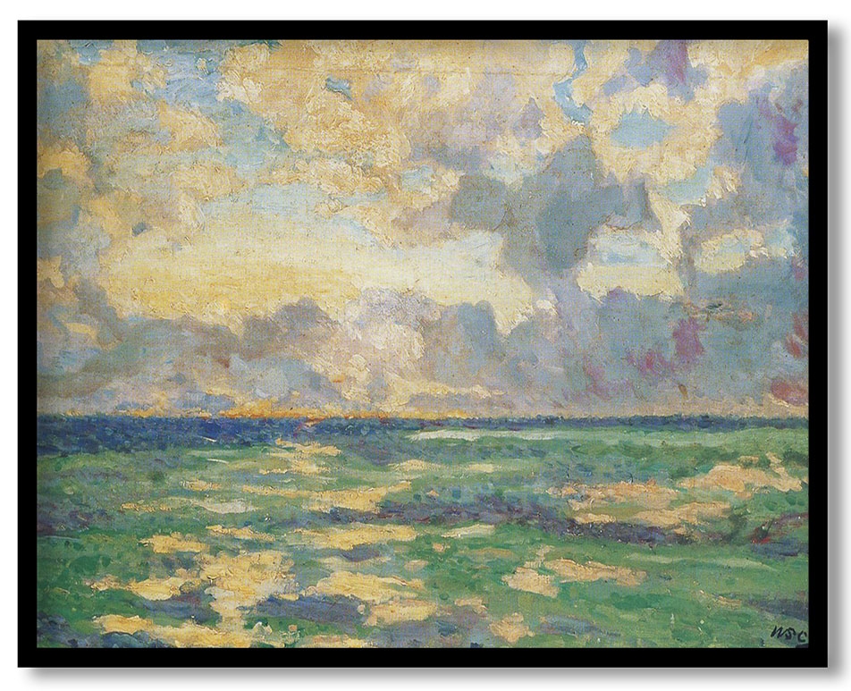 Daybreak at cassis by Winston Churchill (1920)