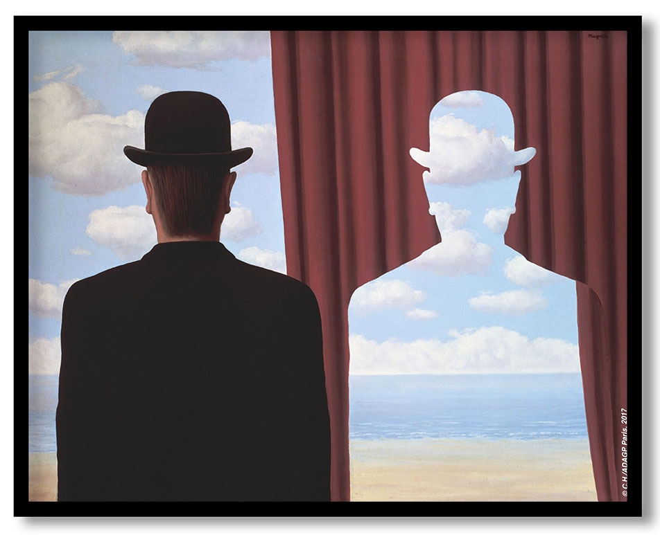 Decalcomania by Rene Magritte (1966)