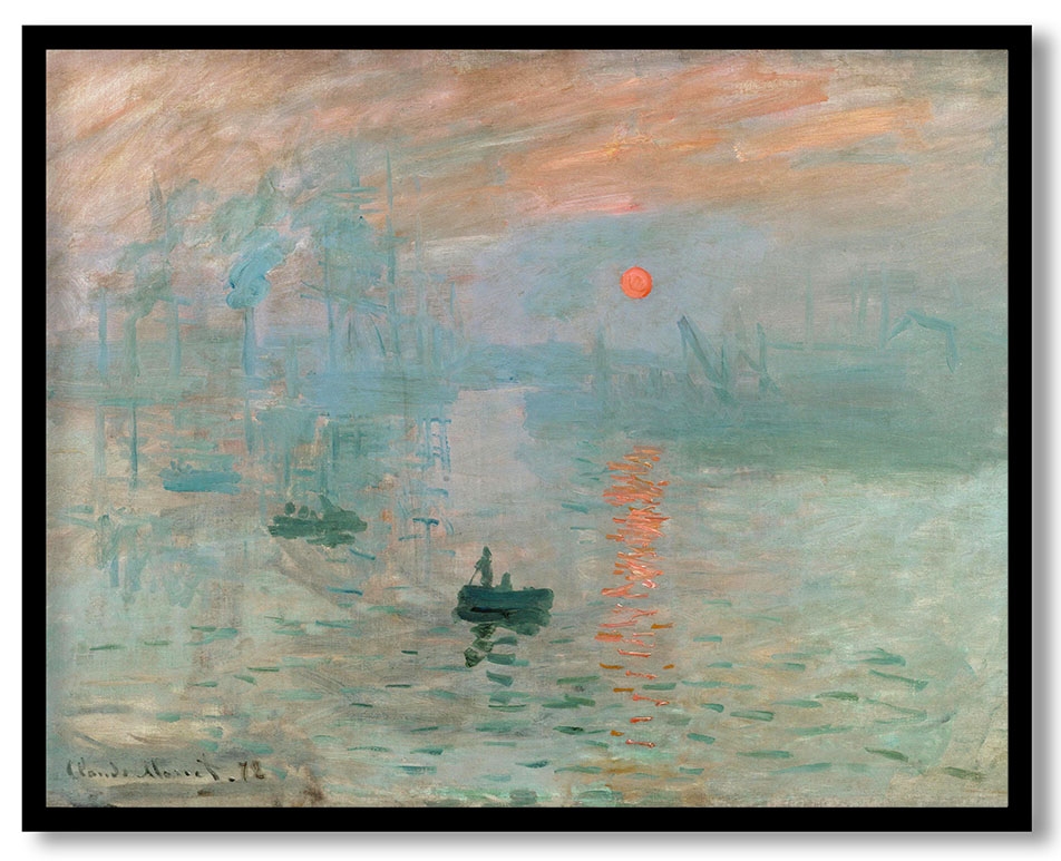 Impression sunrise by Claude Monet (1873)