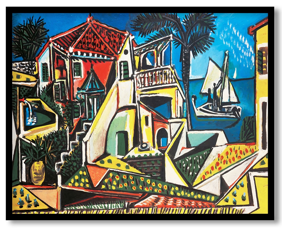 Mediterranean landscape by Pablo Picasso (1952)