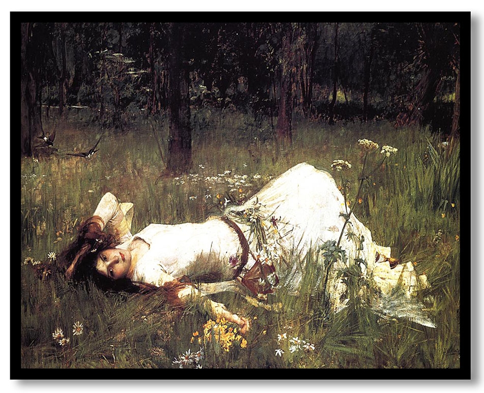Ophelia by John William Waterhouse (1889)
