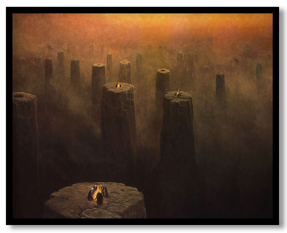 SCENE by Zdzislaw Beksinski (1978)