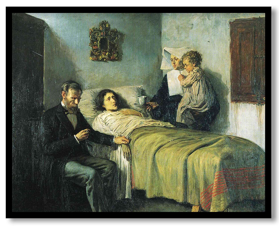 Science and charity by Pablo Picasso (1897)
