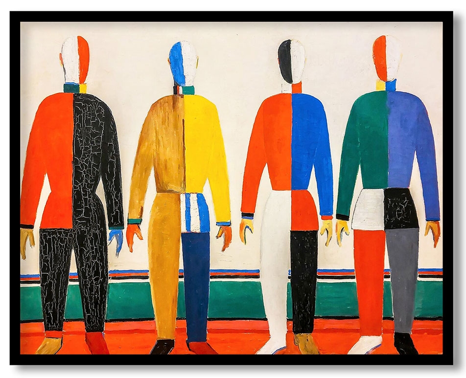 Sportsmen by Kazimir Malevich (1931)