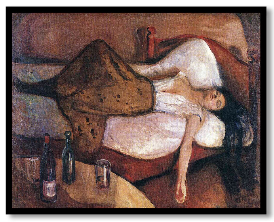 The day after by Edvard Munch (1894 895)