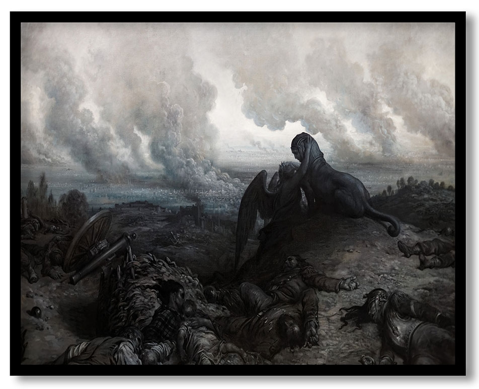 The enigma by Gustave Dore (1871)