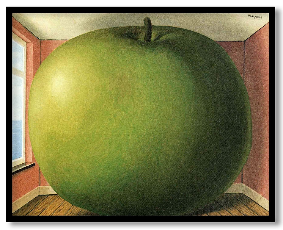 The listening room by Rene Magritte (1952)