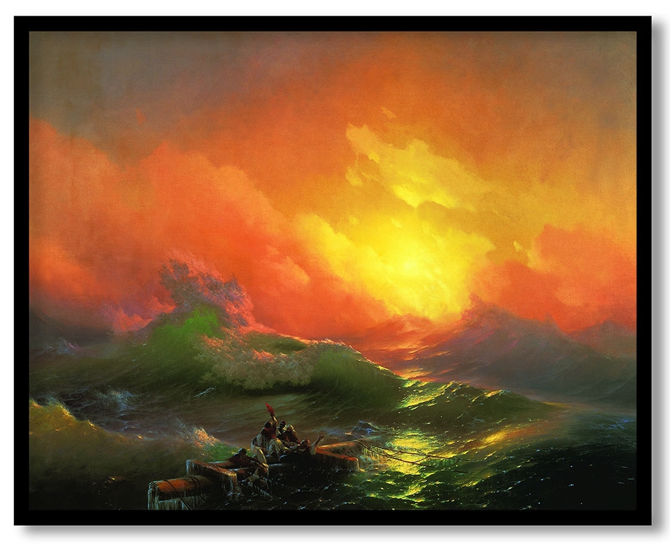 The ninth wave by Ivan Aivazovsky (1850)