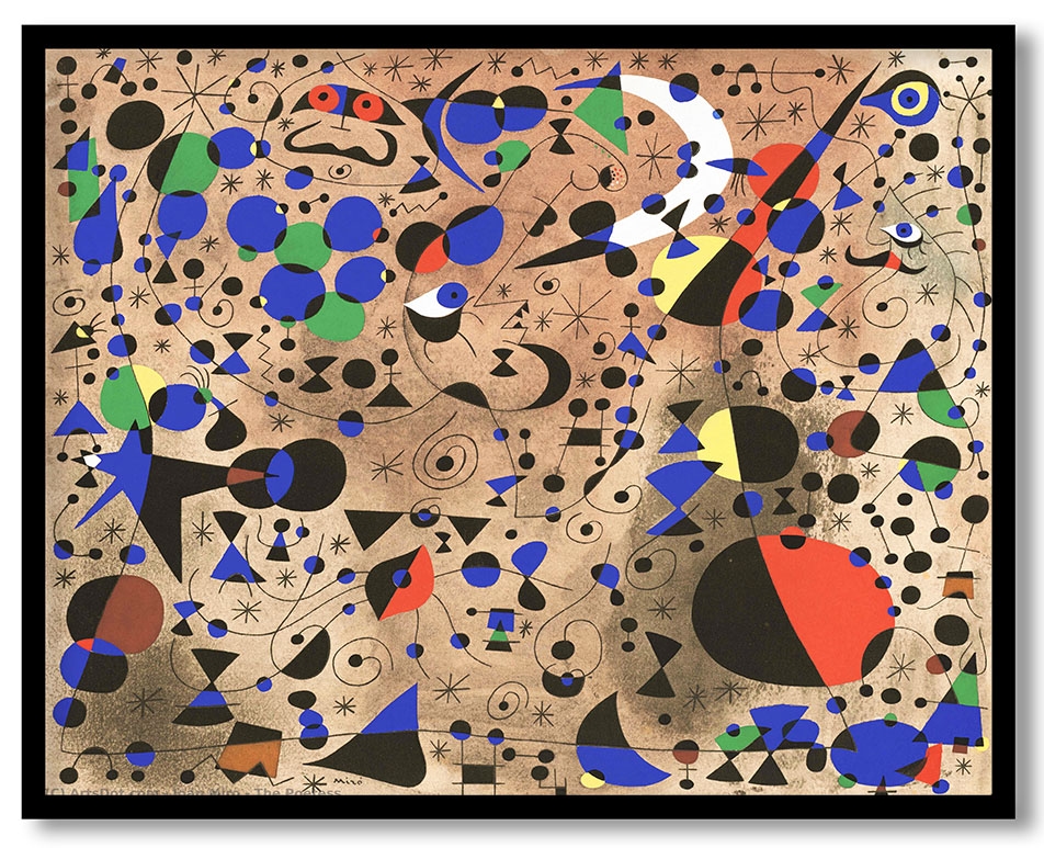 The poetess by Joan Miro (1940)