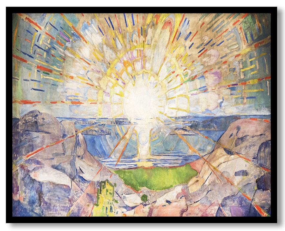 The sun by Edvard Munch (1911 916)