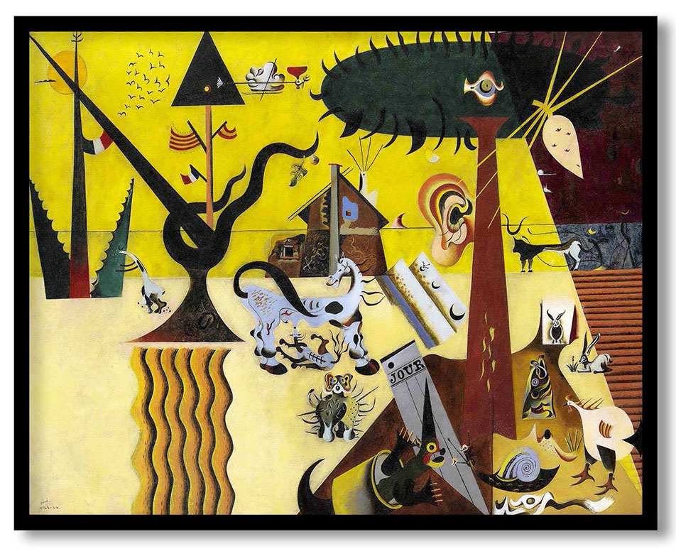 The tilled field by Joan Miro (1923)