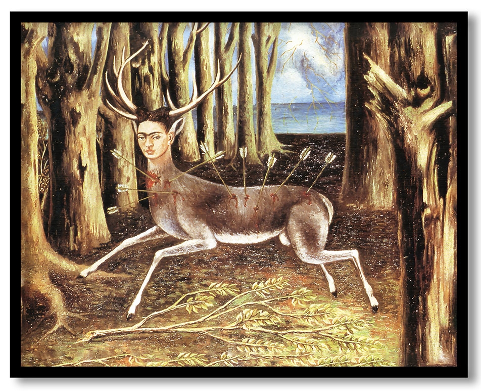 The wounded deer by Frida Kahlo (1946)