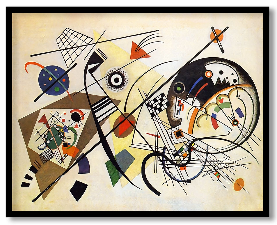 Transverse line by Wassily Kandinsky (1923)