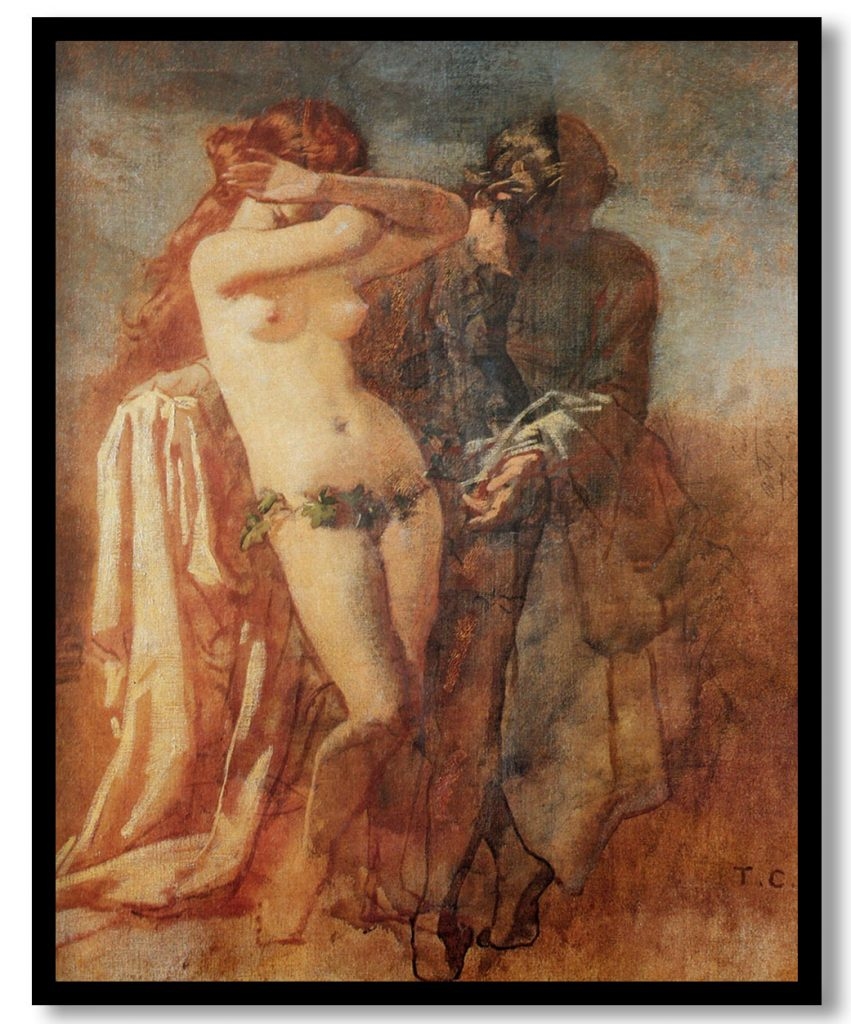 Courtesan and her mother by Thomas Couture (1857)