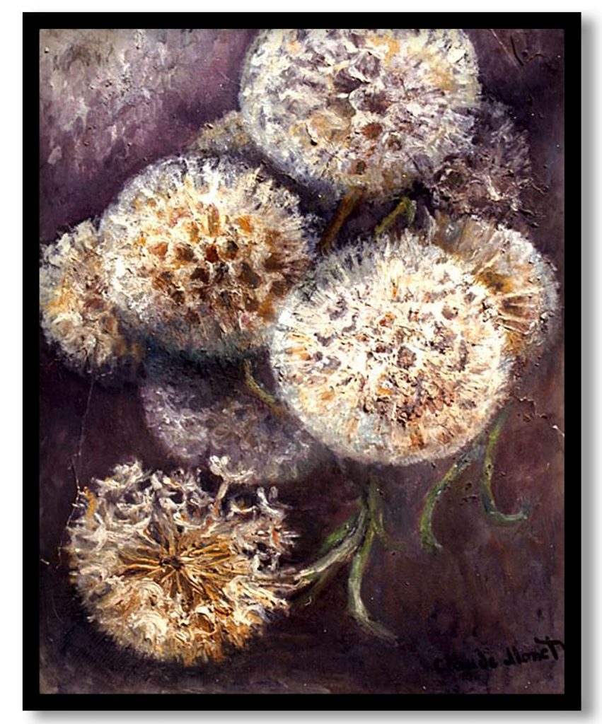 Dandelions by Claude Monet (1900)