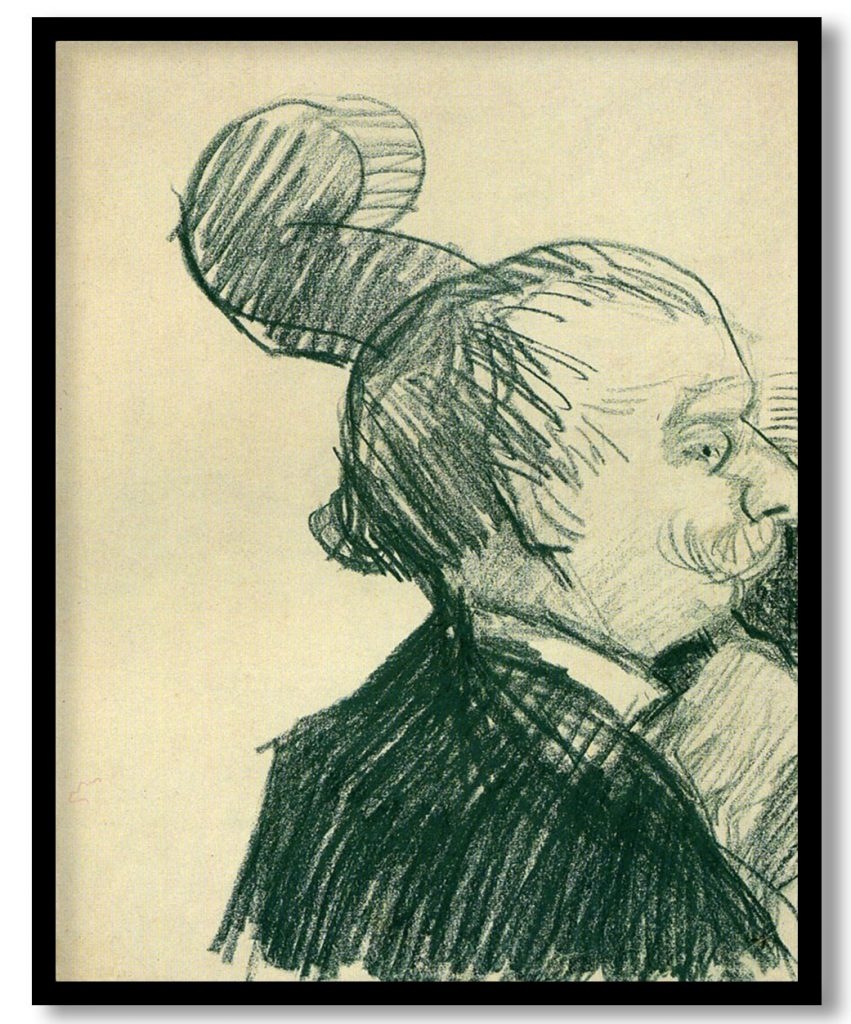 Double Bass Player by Vincent van Gogh (1887)