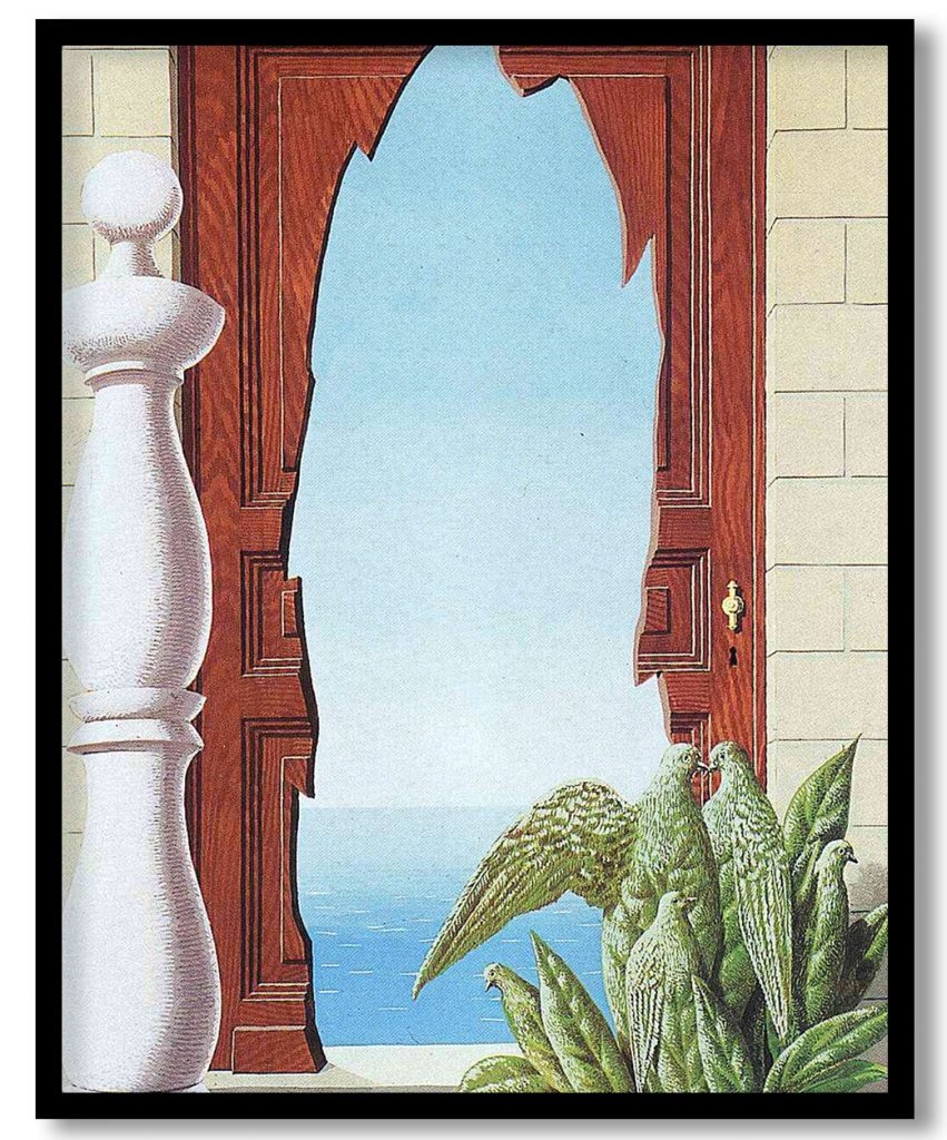 Early morning by Rene Magritte (1942)