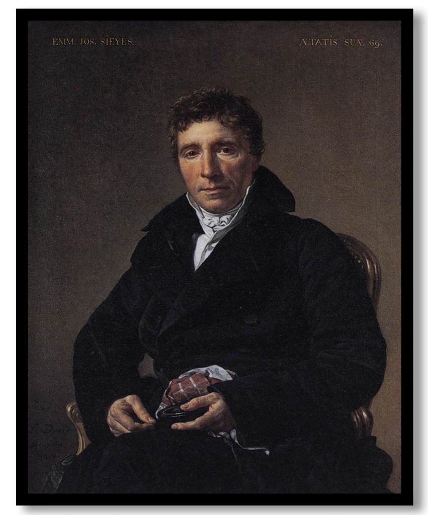 Emmanuel Joseph Sieyes by Jacques Louis David (1817)