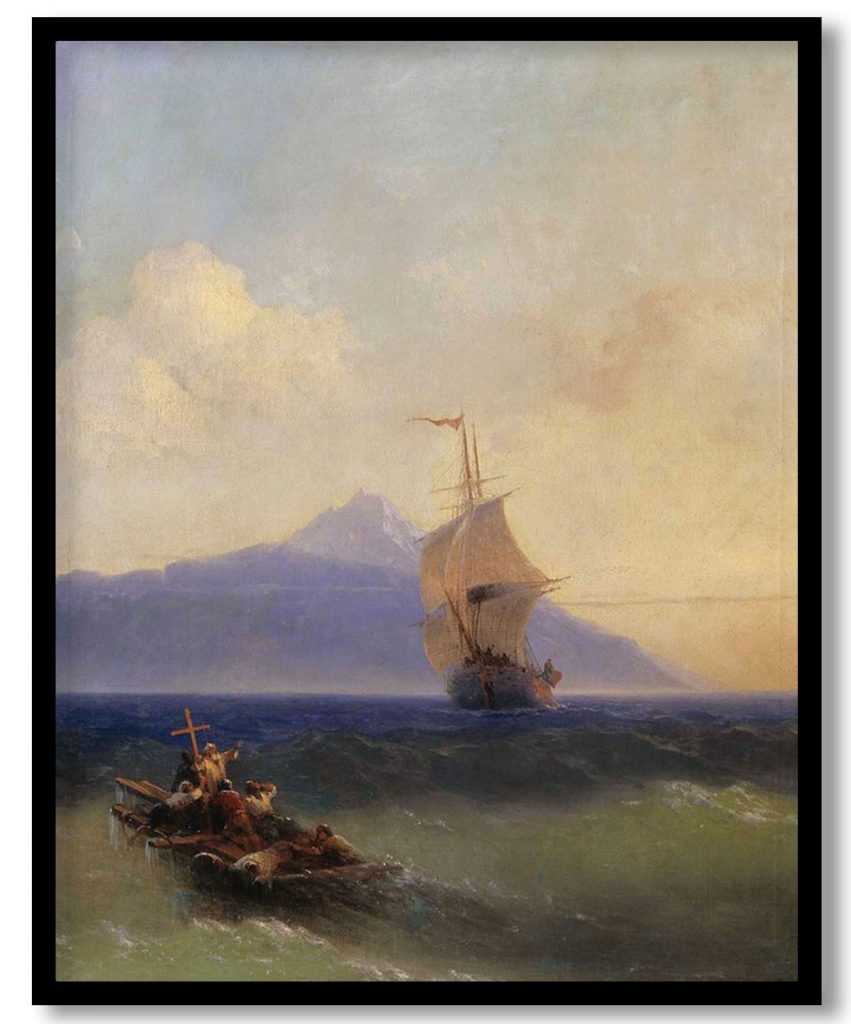 Evening at Sea by Ivan Aivazovsky (Date Unknown)