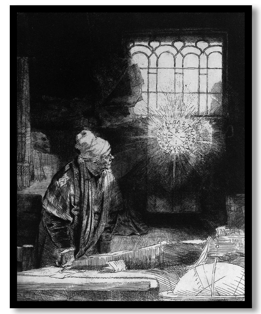 Faust by Rembrandt (1652)
