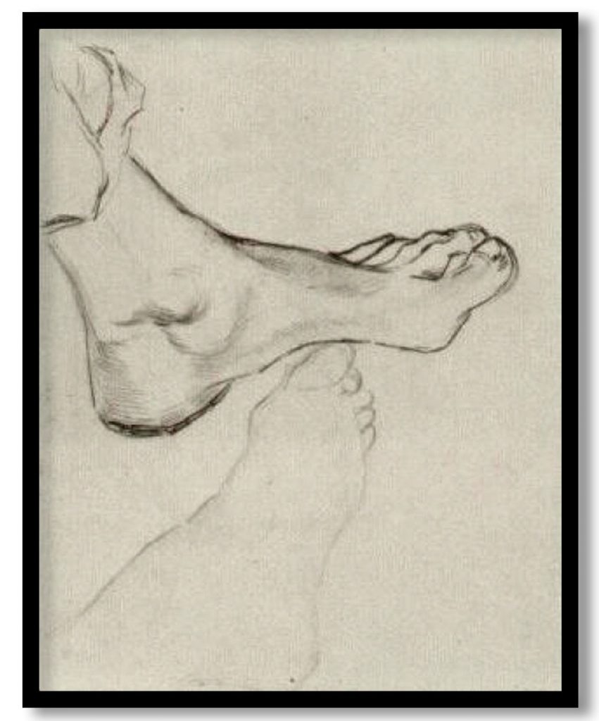 Feet by Vincent van Gogh (1885)
