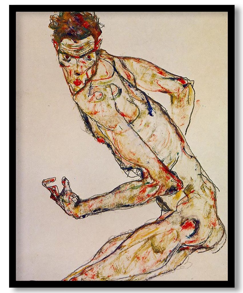 Fighter by Egon Schiele (1913)