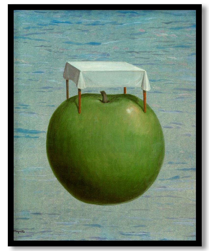 Fine realities by Rene Magritte (1964)