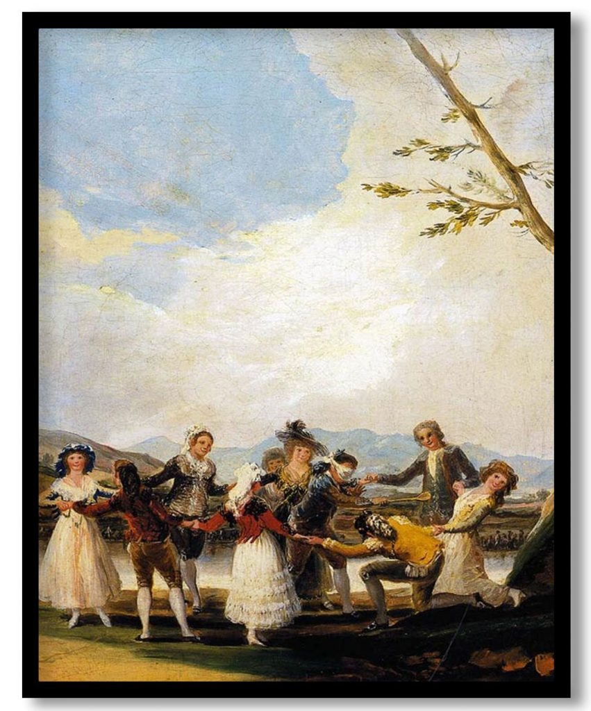 Blind Man's Buff by Francisco Goya (1788-1789)