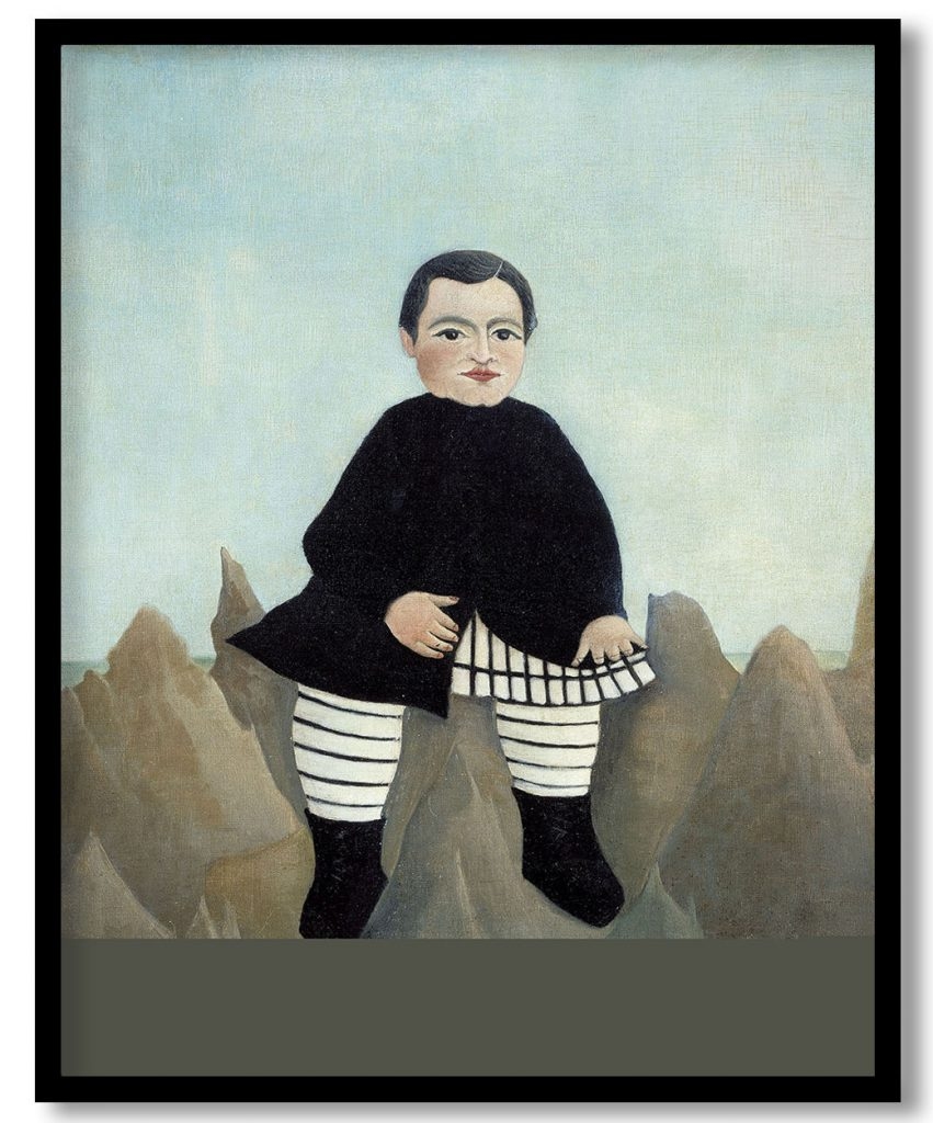 Boy on the Rocks by Henri Rousseau (1895)