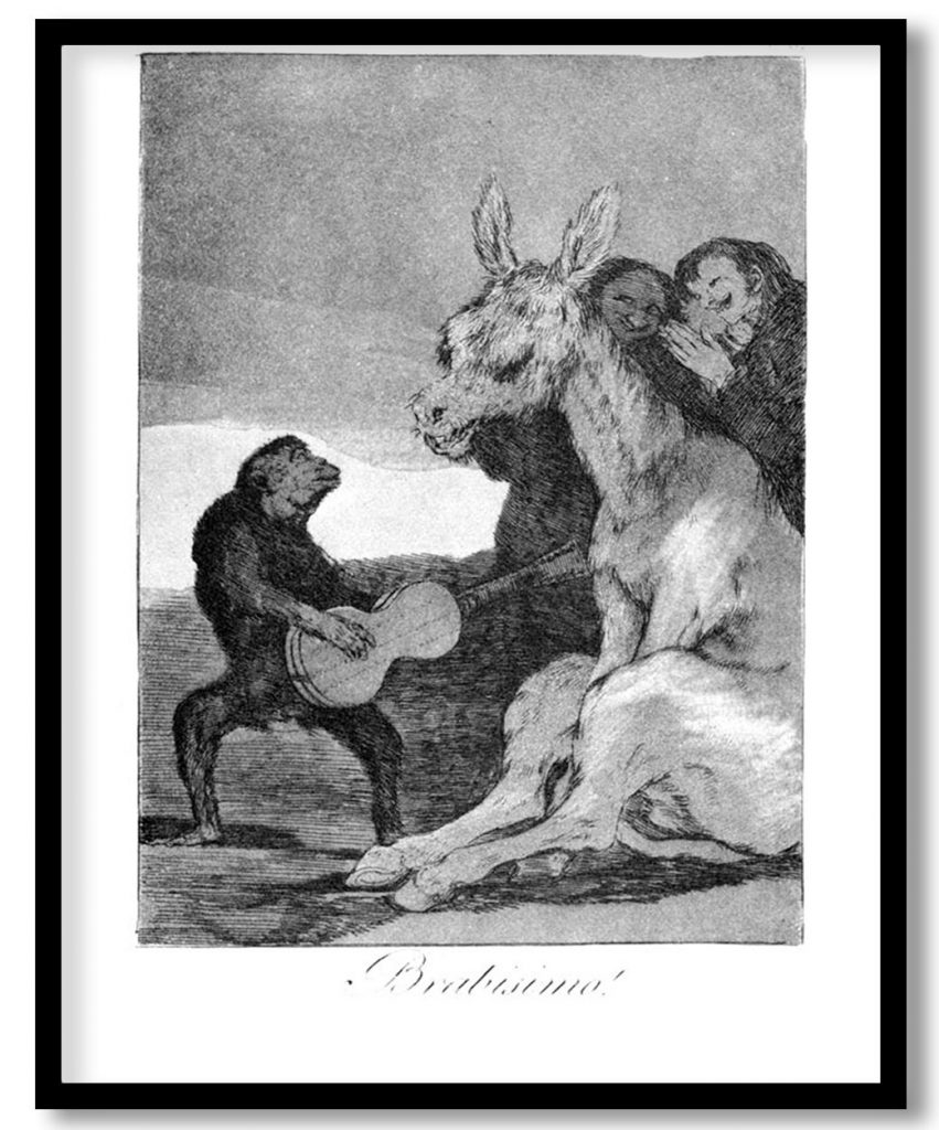 Bravissimo by Francisco Goya (1799)