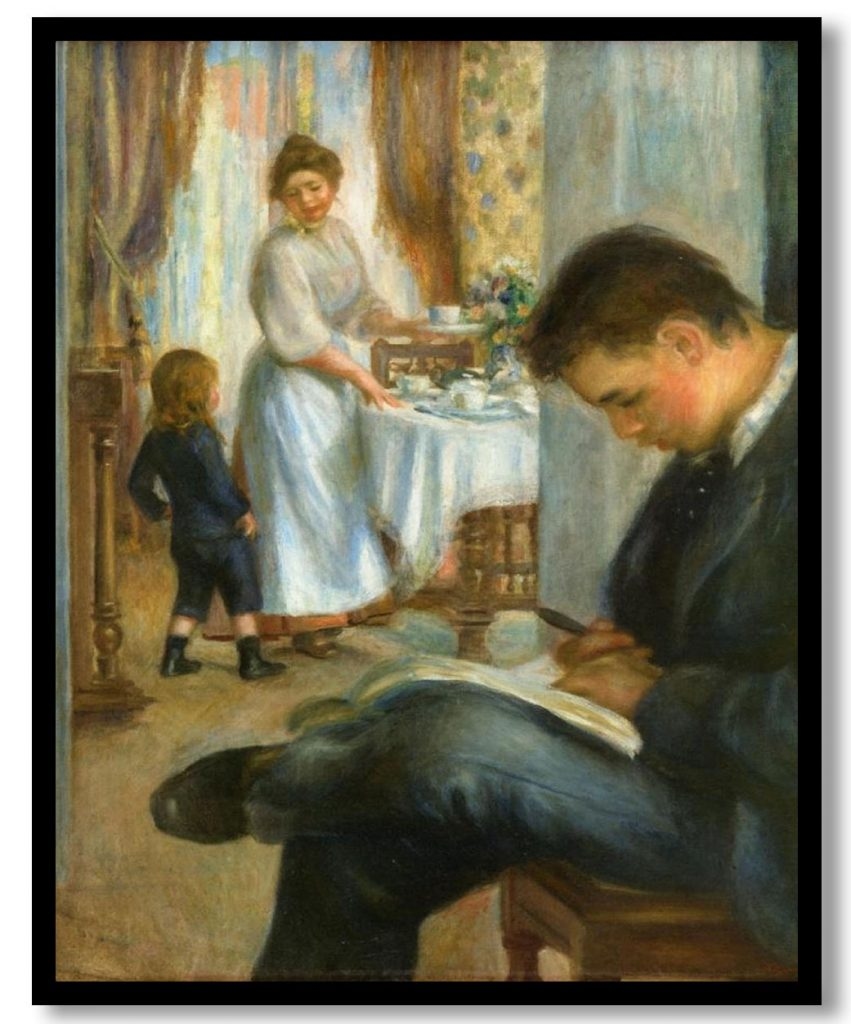 Breakfast at Berneval by Pierre Auguste Renoir (1898)