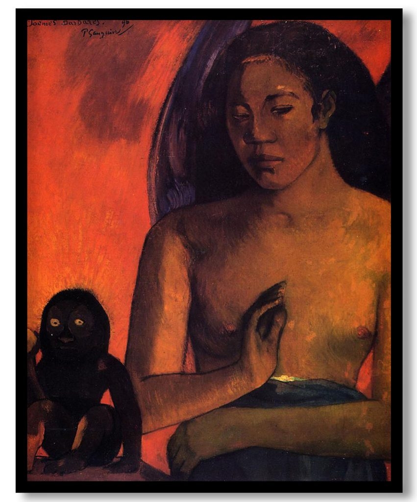 Barbarian poems by Paul Gauguin (1896)