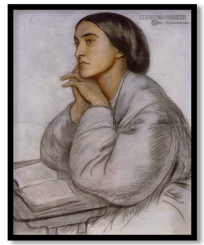 Christina Rossetti by Dante Gabriel Rossetti (Date Unknown)