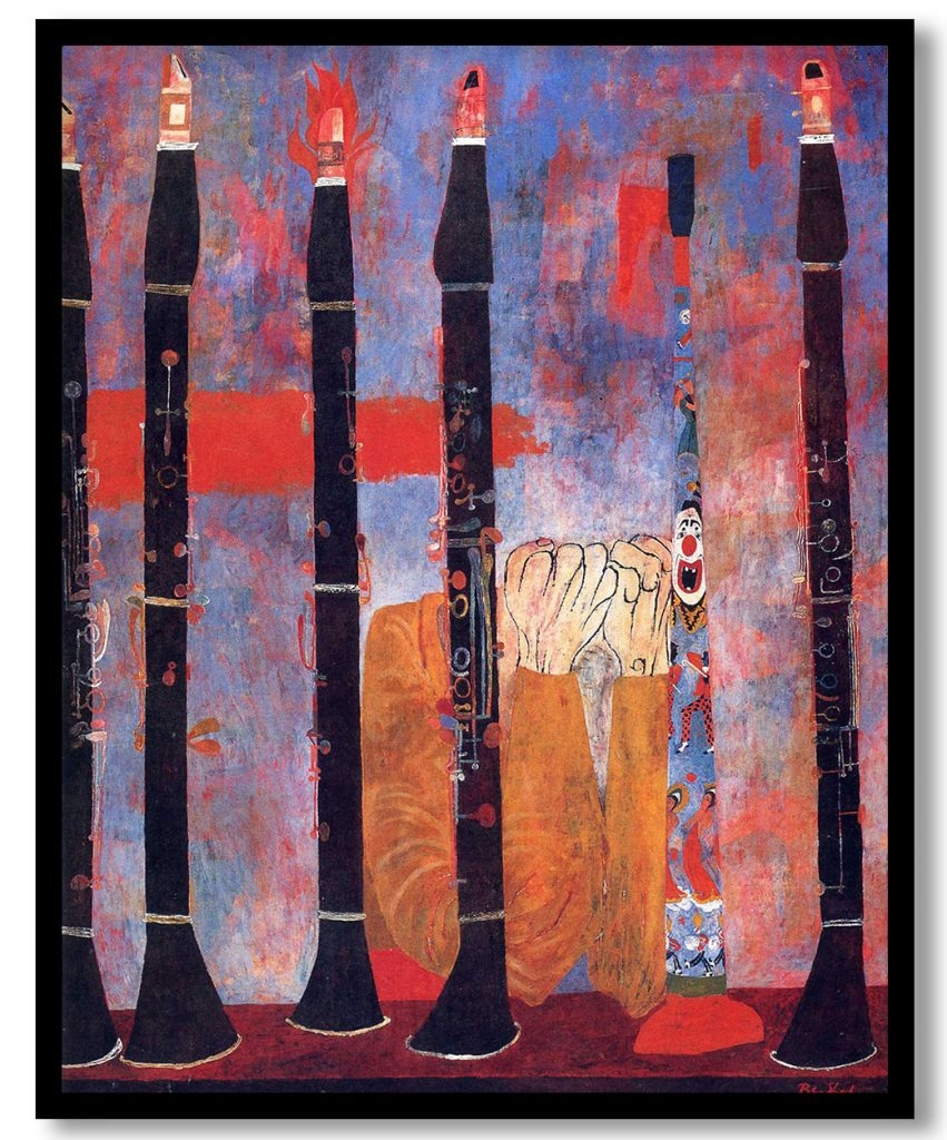 Composition for Clarinets and Tin Horn by Ben Shahn (1951)