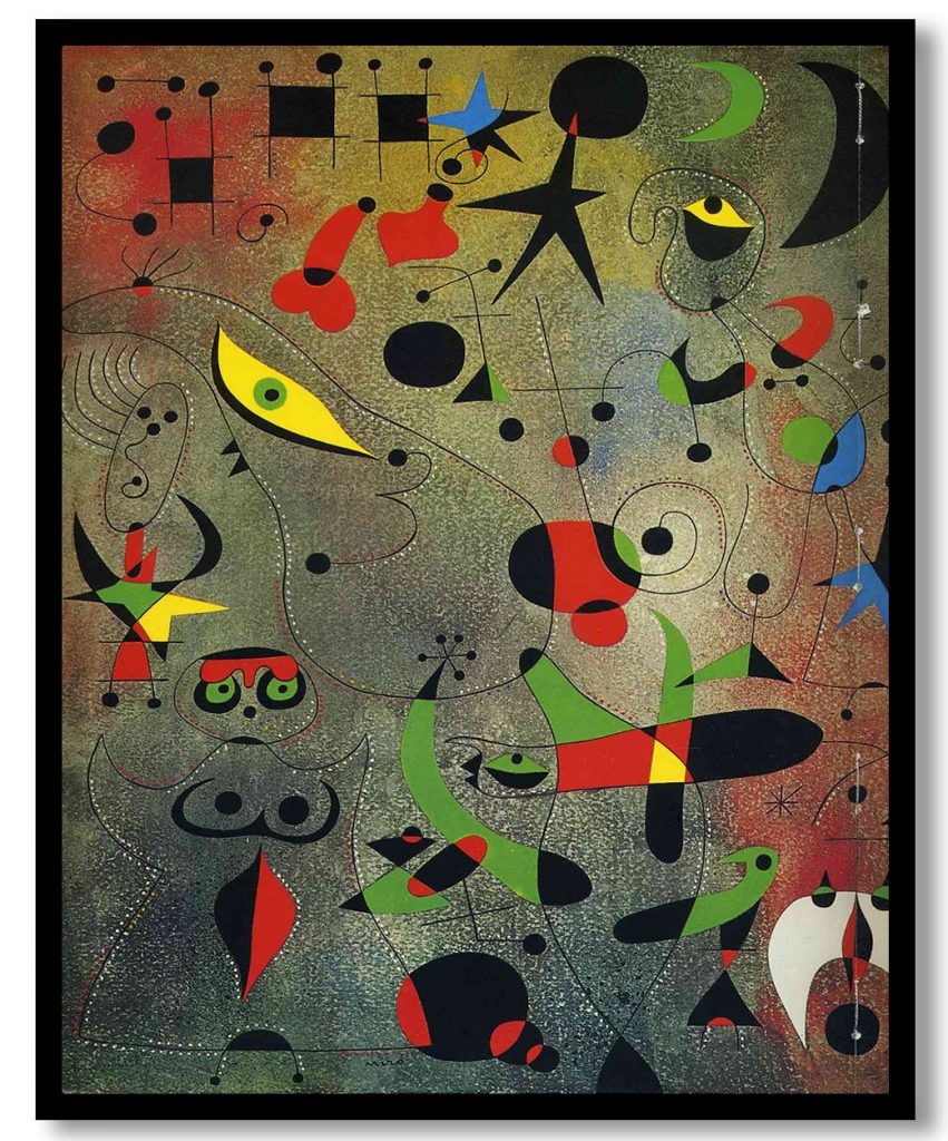 Constellation Awakening at Dawn by Joan Miro (1941)