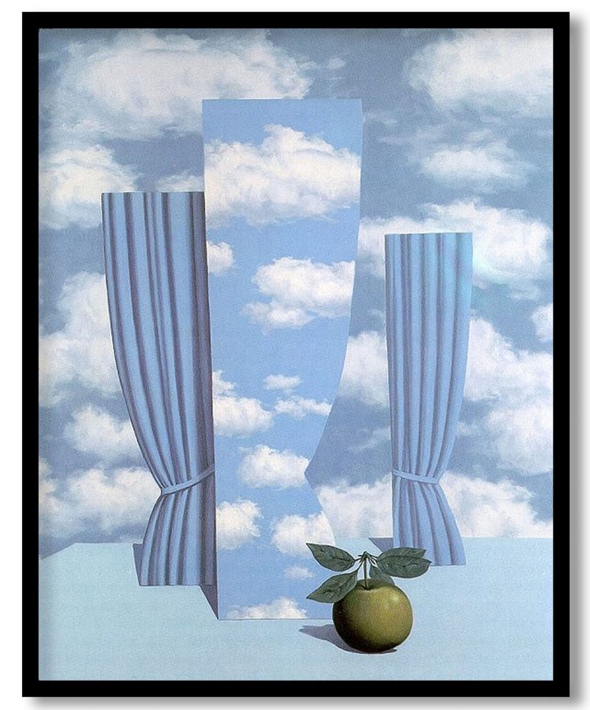 Beautiful world by Rene Magritte (1962)