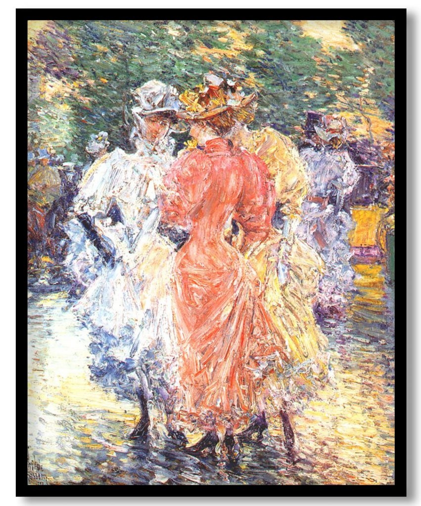 Conversation on the Avenue by Childe Hassam (1892)