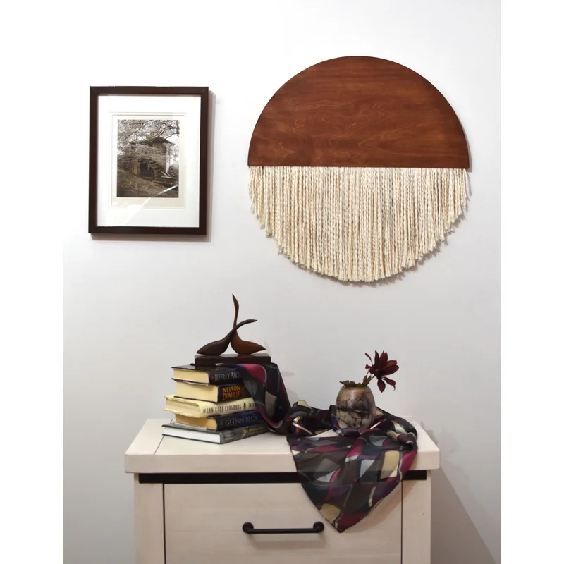 Bohemian Round Macrame Wall Art