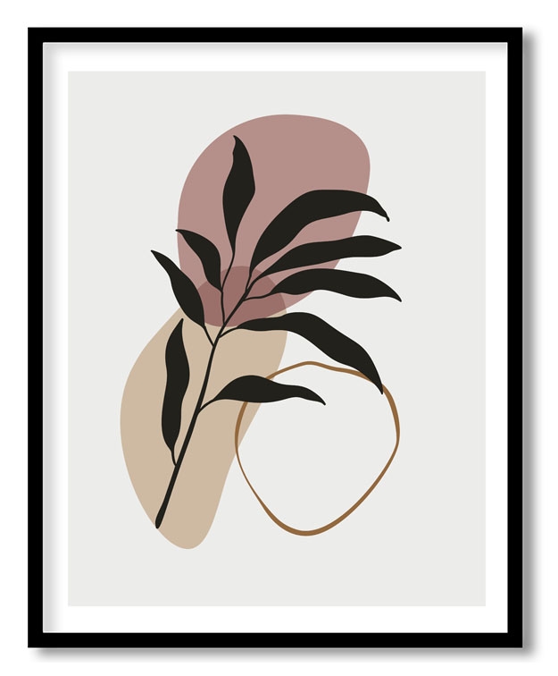 Brown leaf abstract #50