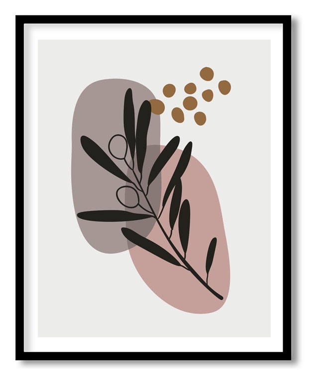 Brown leaf abstract #51