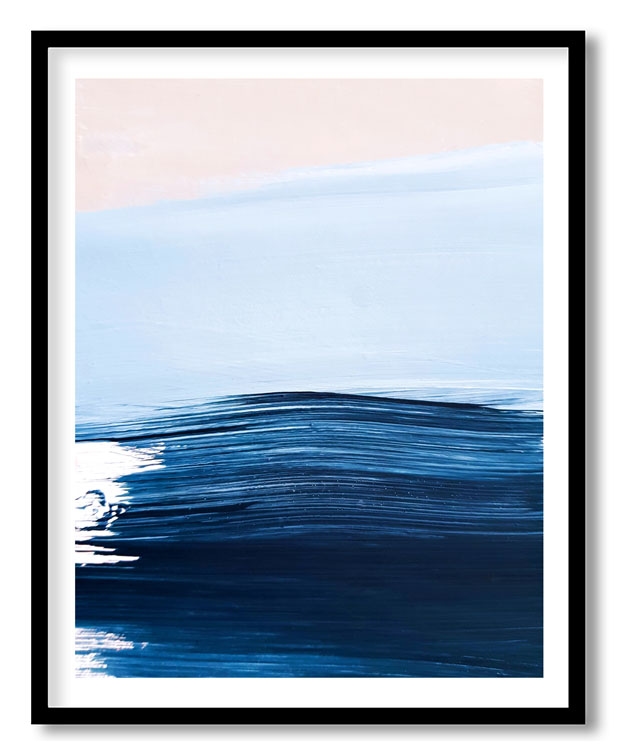 Modern abstract landscape